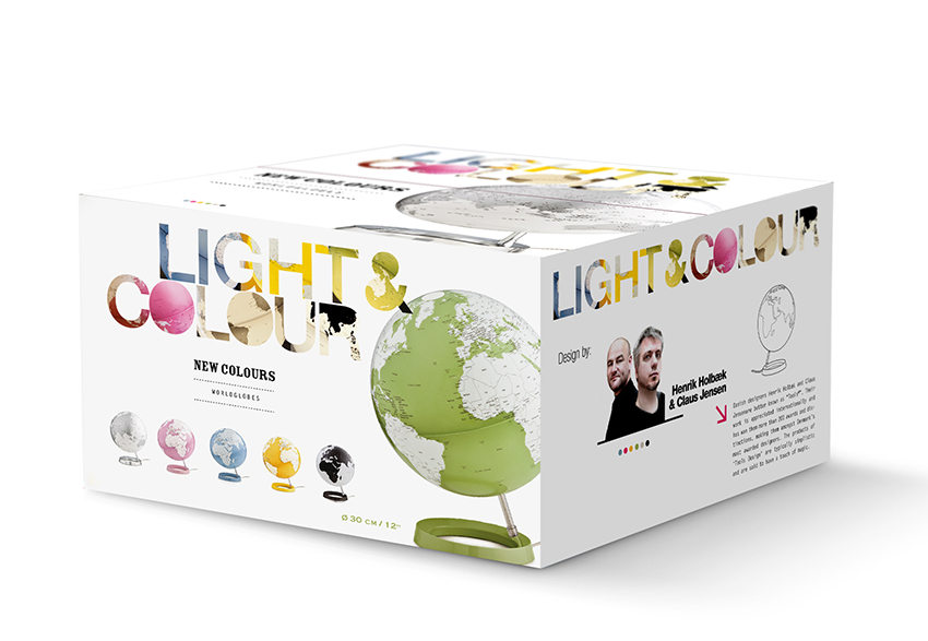 ATMOSPHERE lampada da tavolo mappamondo LIGHT & COLOUR BRIGHT