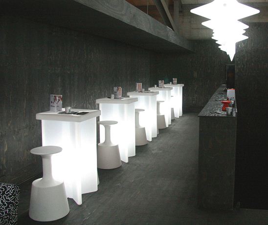 SLIDE tavolino luminoso X2 LIGHT