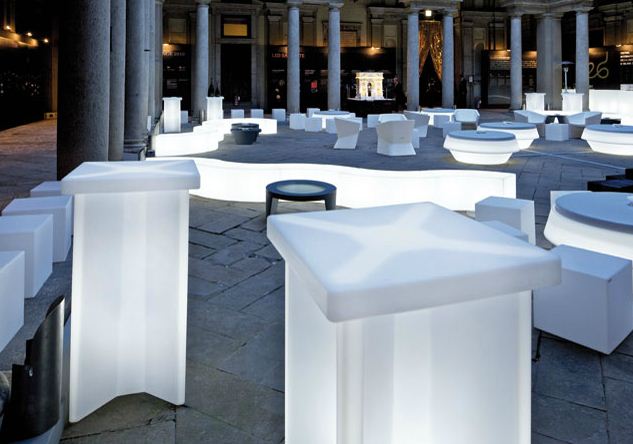 SLIDE tavolino luminoso X2 LIGHT