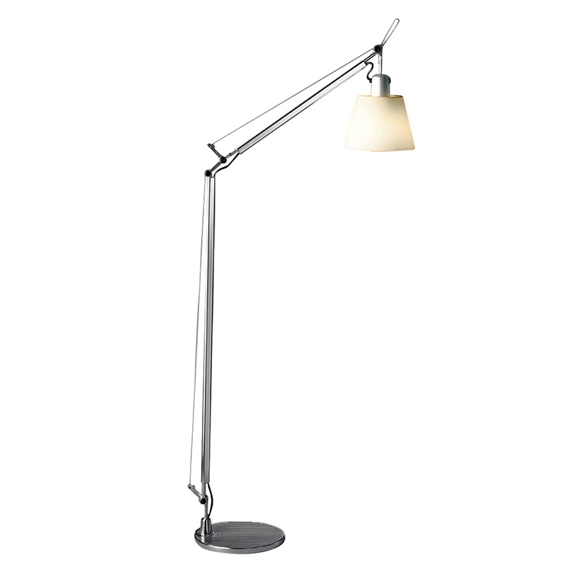 Artemide Lamp Tolomeo Basculante Reading Floor Parchment Shade O