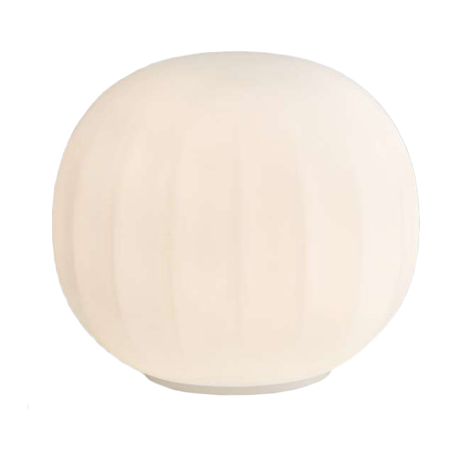 LUCEPLAN lampada da tavolo LITA con base bianca Ø 30 cm D92V30+D92/3