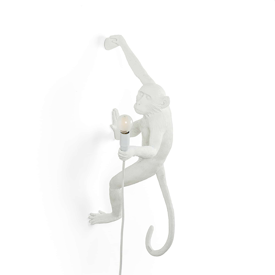 SELETTI lampada da parete MONKEY LAMP a LED