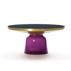CLASSICON tavolino BELL COFFEE TABLE con stuttura in ottone