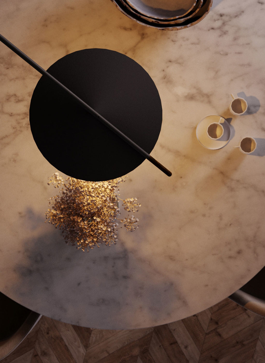 PENTA LIGHT lampe murale GLIFO avec le câble