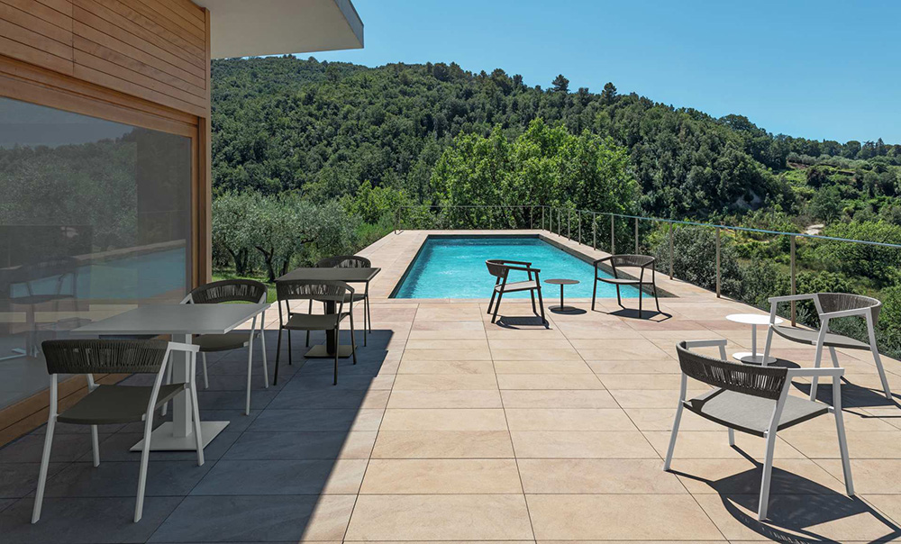 TALENTI divano da esterni KEY Collezione PiùTrentanove