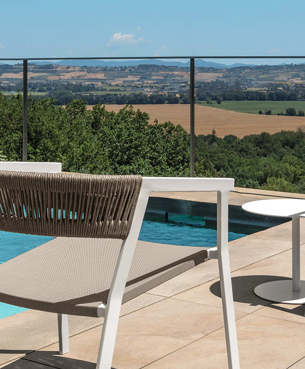 TALENTI divano da esterni KEY Collezione PiùTrentanove