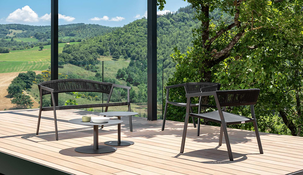 TALENTI divano da esterni KEY Collezione PiùTrentanove