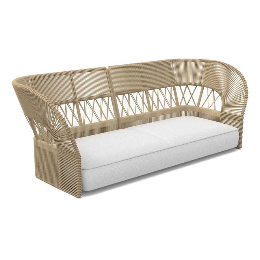 TALENTI divano a 3 posti da esterni CLIFF DECO Collezione Icon