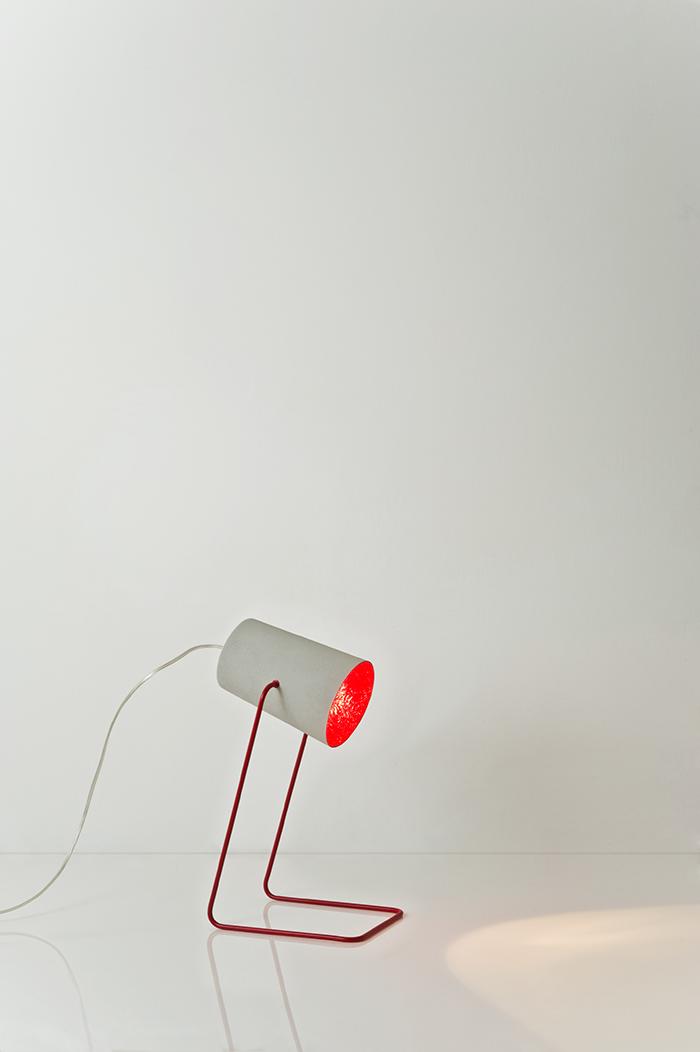 IN-ES.ARTDESIGN lampe de table PAINT T CEMENTO