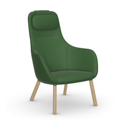 VITRA armchair HAL LOUNGE CHAIR in Volo fabric