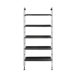 KARTELL wall bookcase with 5 shelves ADAM WOOD