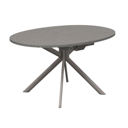 CONNUBIA tavolo allungabile con basamento tortora opaco GIOVE CB/4739-D 140 cm