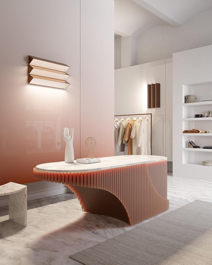 CONTARDI lampada da parete STICK TRIO