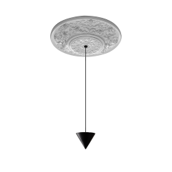KARMAN lampada a sospensione MOONBLOOM rosone da 40 cm
