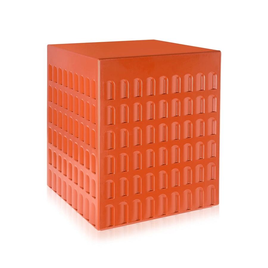 KARTELL sgabello EUR (Rosso terra Tecnopolimero termoplastico