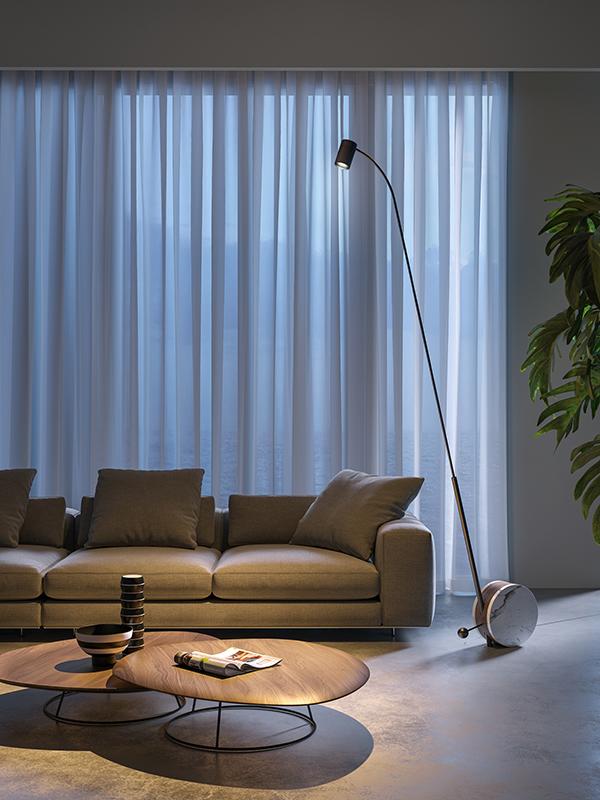 LUMEN CENTER lampada da terra CHIOCCIOLA