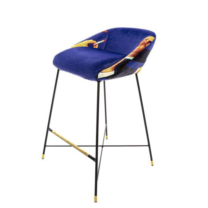 SELETTI sgabello imbottito TOILETPAPER STOOL