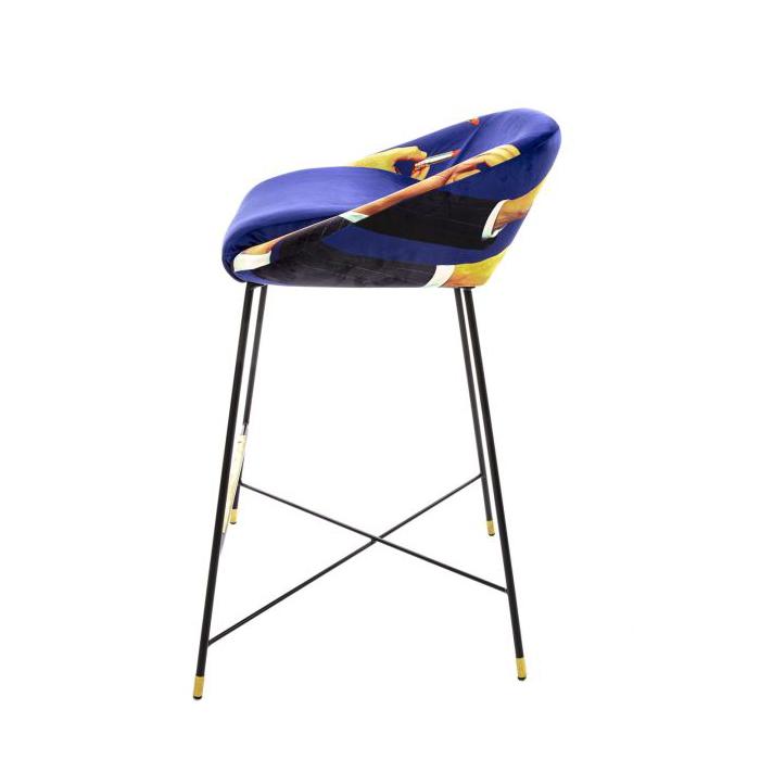 SELETTI sgabello imbottito TOILETPAPER STOOL