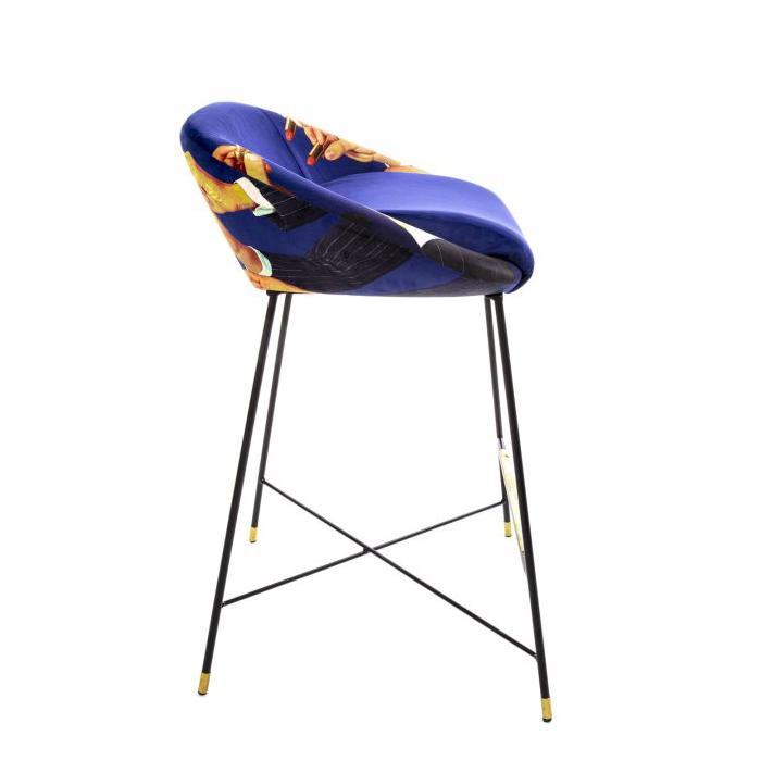 SELETTI sgabello imbottito TOILETPAPER STOOL