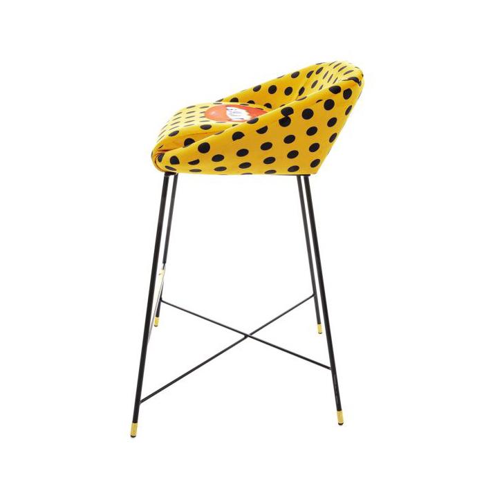 SELETTI sgabello imbottito TOILETPAPER STOOL