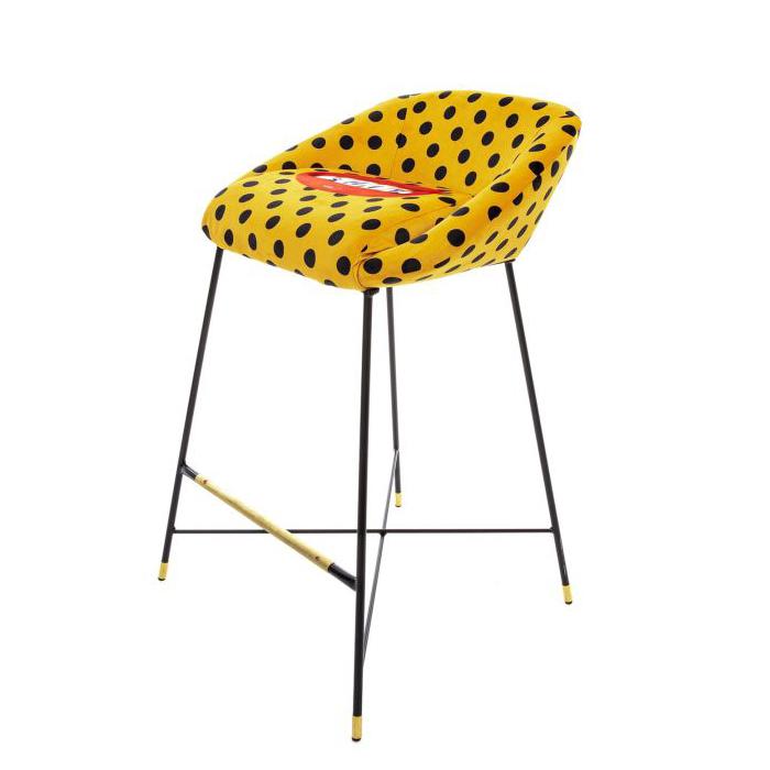 SELETTI sgabello imbottito TOILETPAPER STOOL