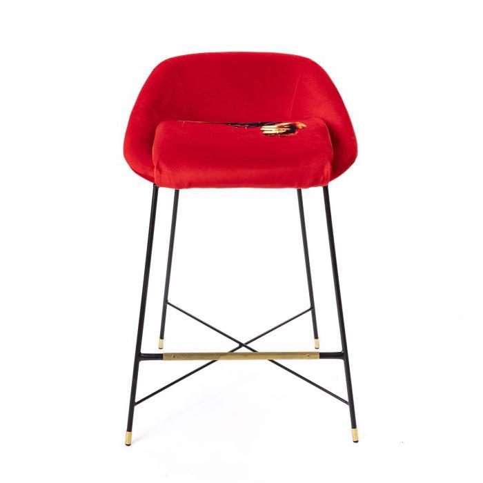 SELETTI sgabello imbottito TOILETPAPER STOOL