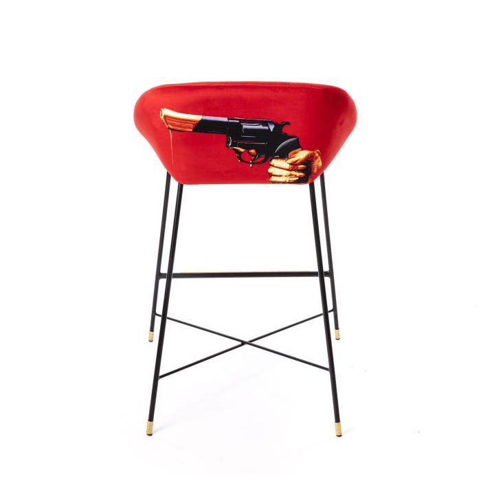 SELETTI sgabello imbottito TOILETPAPER STOOL