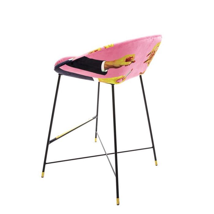 SELETTI sgabello imbottito TOILETPAPER STOOL