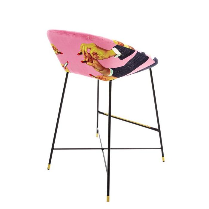 SELETTI sgabello imbottito TOILETPAPER STOOL