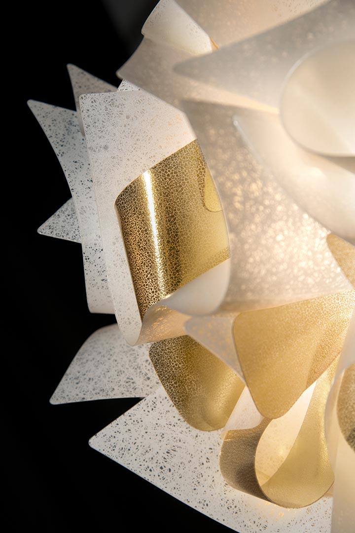 SLAMP lampada a sospensione VELI SUSPENSION LARGE AUREA