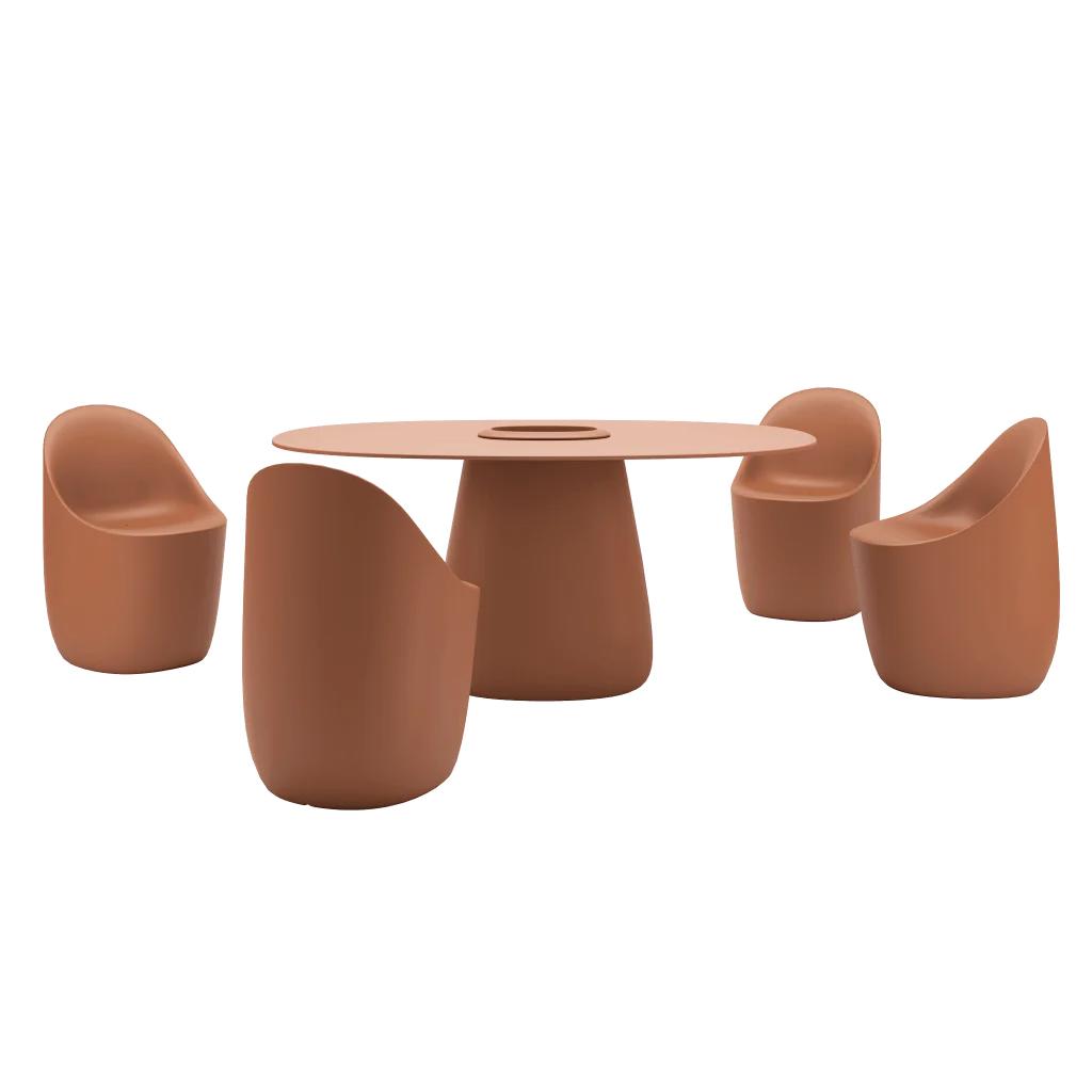 QEEBOO sedia per esterni COBBLE