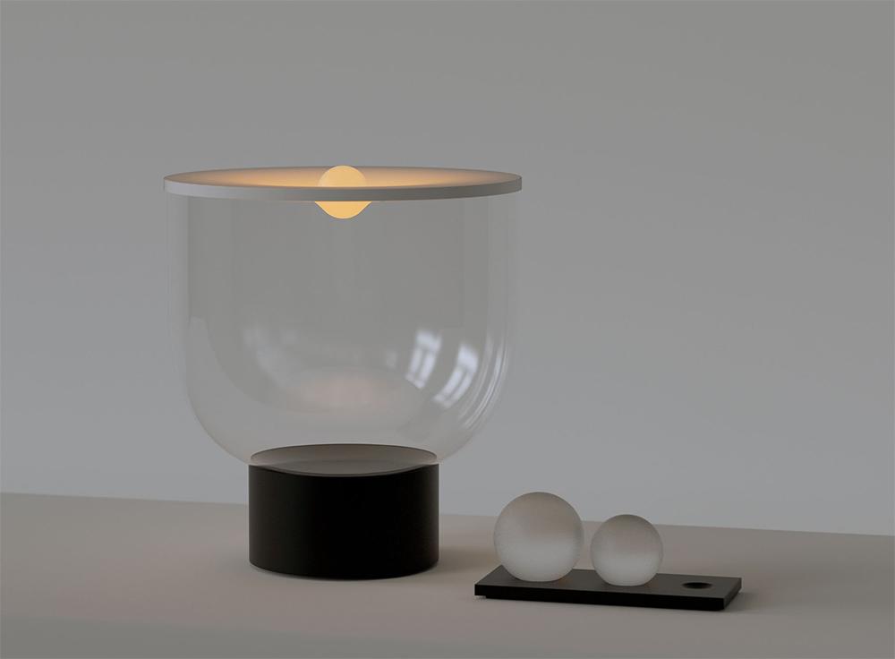 MARTINELLI LUCE lampe de table Grammoluce 838