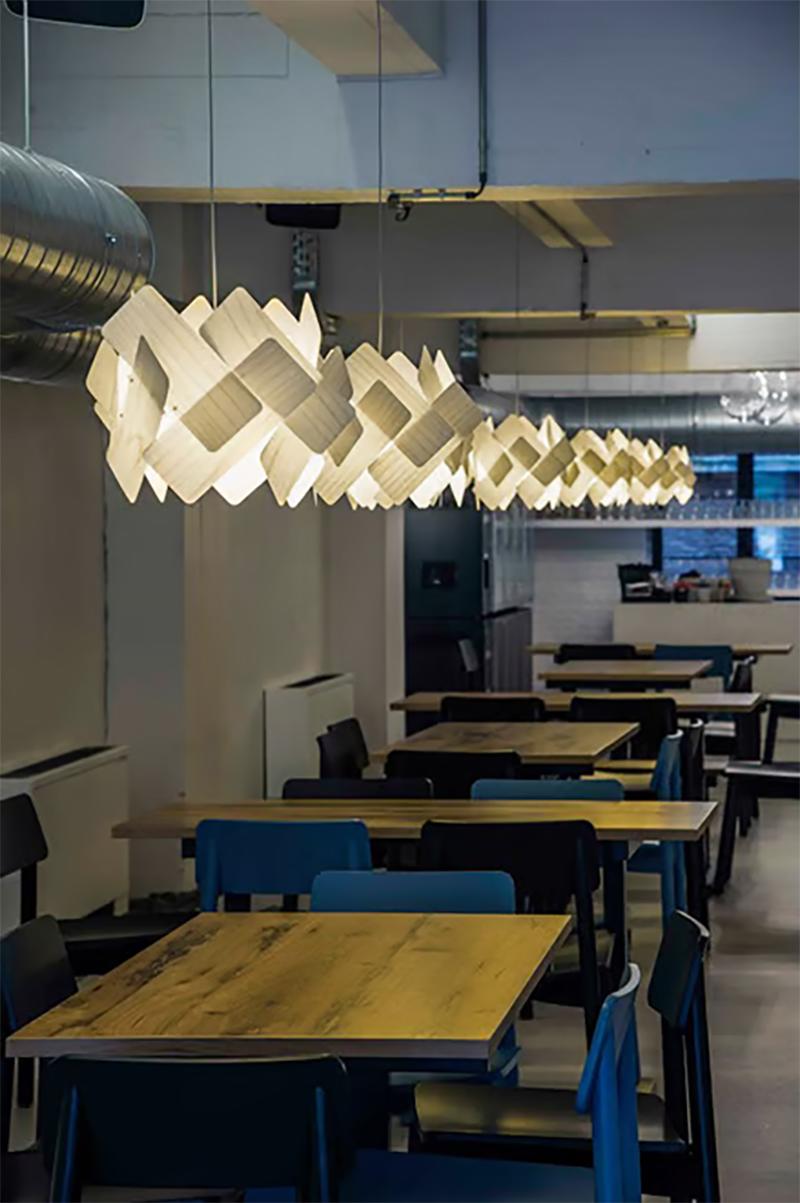 LZF LUZIFER lampada a sospensione ESCAPE rosone nickel