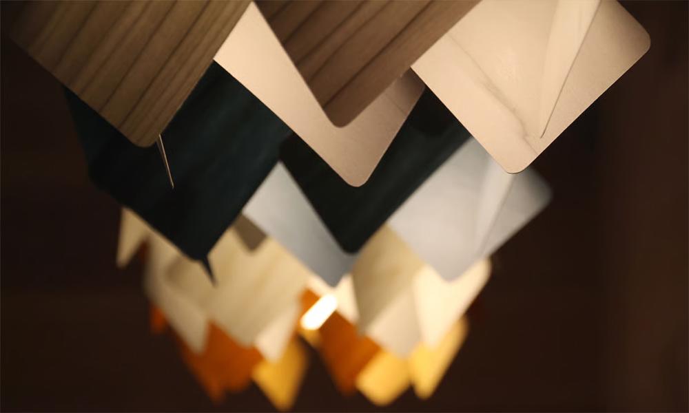 LZF LUZIFER lampada a sospensione ESCAPE rosone nickel