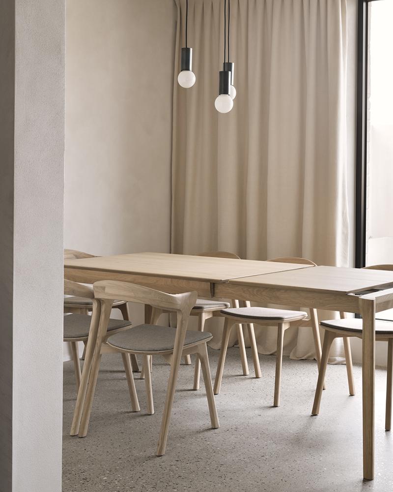 ETHNICRAFT table extensible à rallonge BOK