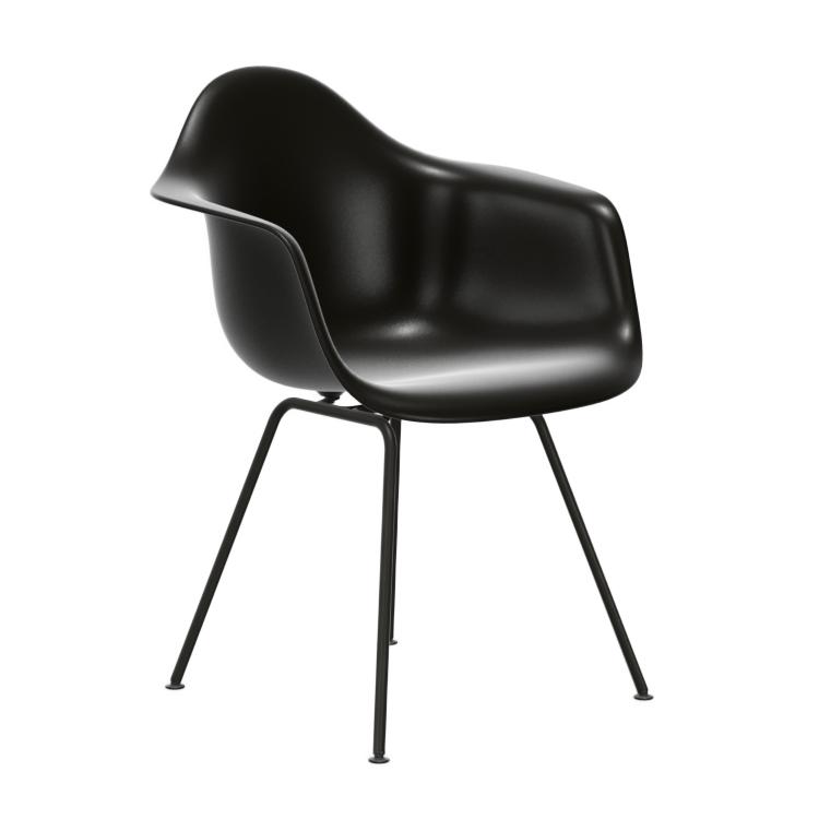 VITRA Eames Plastic Armchair with black base DAX NEW DIMENSIONS