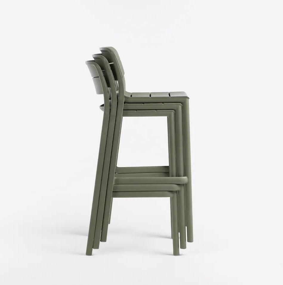 NARDI set de 4 tabourets d'extérieur CASSIA STOOL