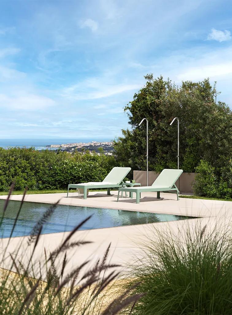 NARDI set da 2 lettini prendisole PLANO