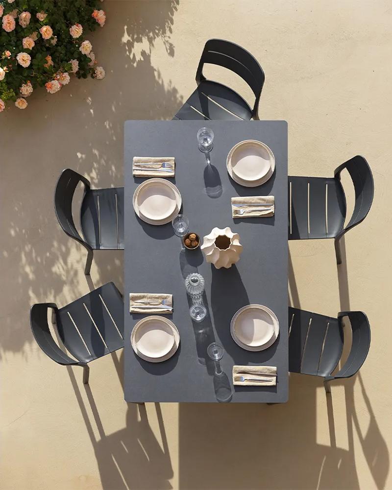 NARDI tavolo rettangolare PIAVE 160X90 cm da esterno