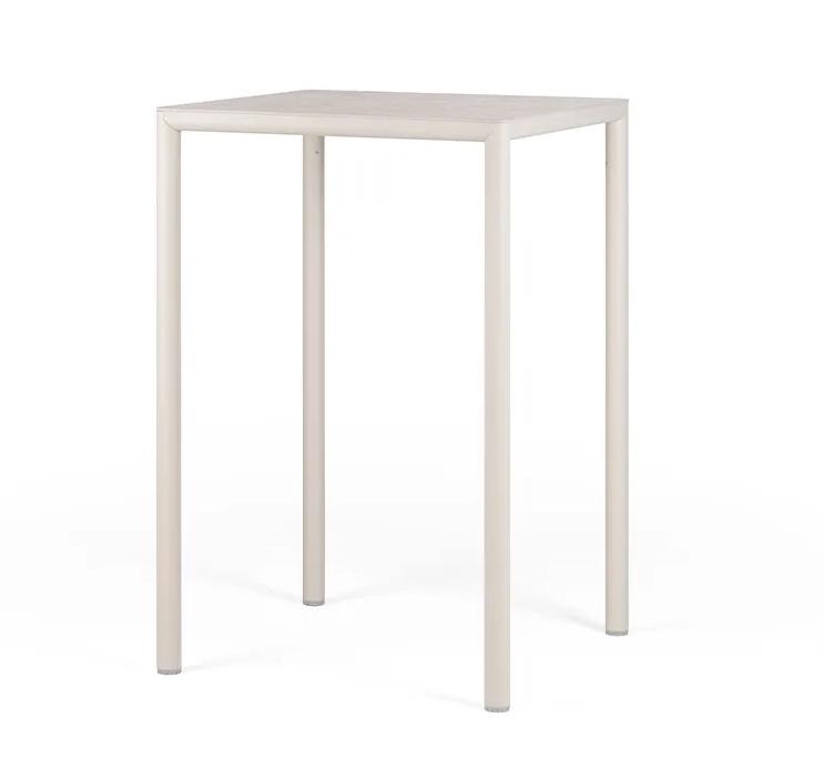 NARDI outdoor square table PIAVE 70 HIGH cm