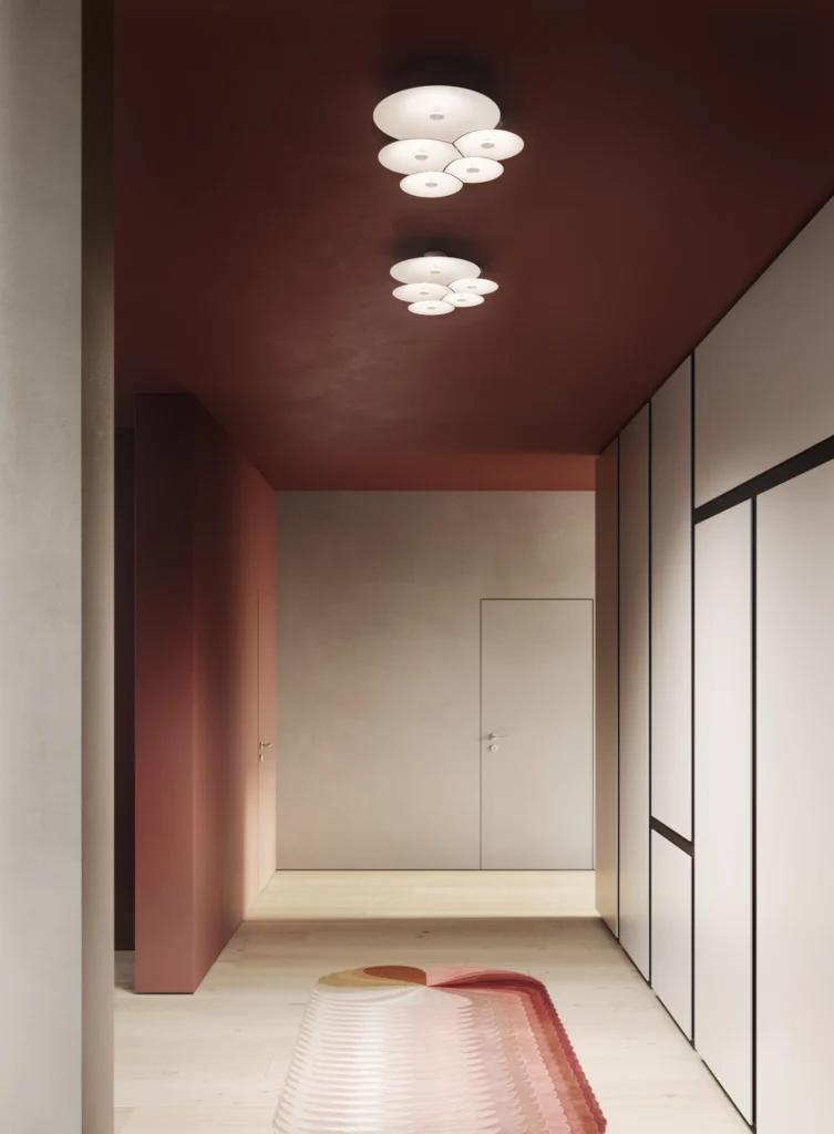 LUCEPLAN lampada da parete o soffitto BULBULLIA D95A5