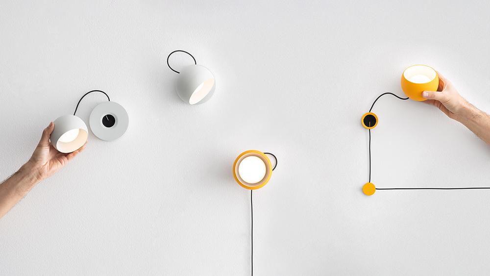 ARTEMIDE lampada da parete IXA SPOT PLUG