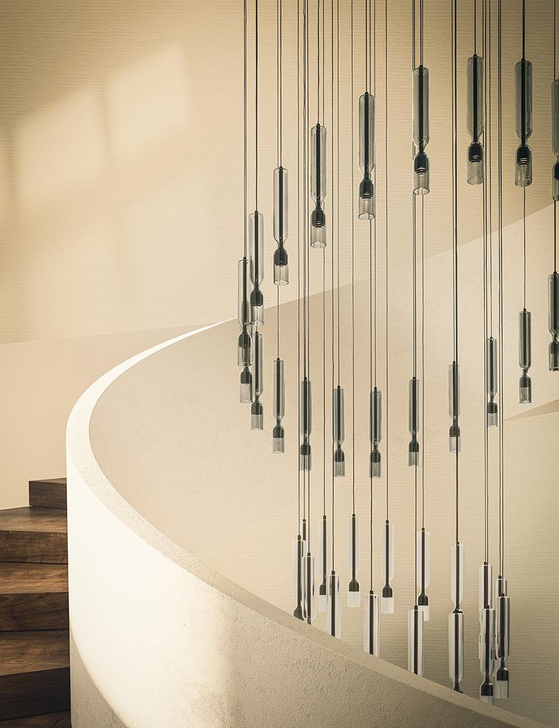 PENTA LIGHT lampada a sospensione MISTY TEXTURE MINI H 40 cm