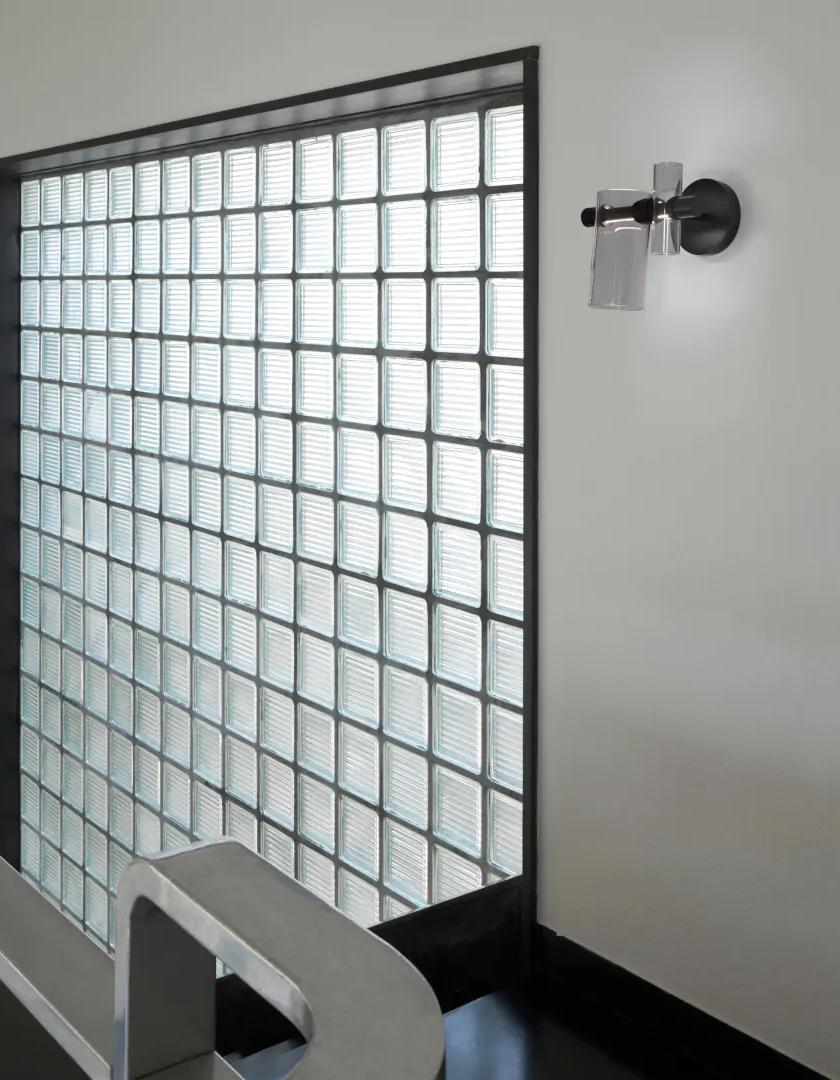 OLUCE lampada da parete DANCING GLASS