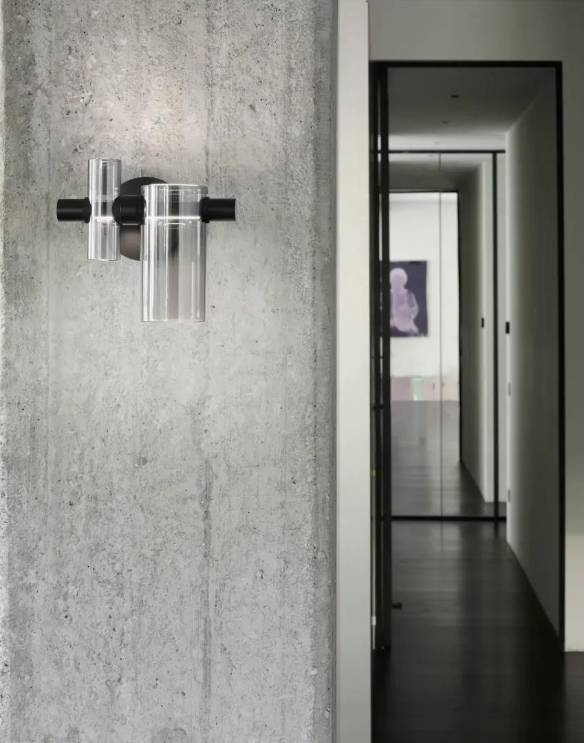 OLUCE lampada da parete DANCING GLASS