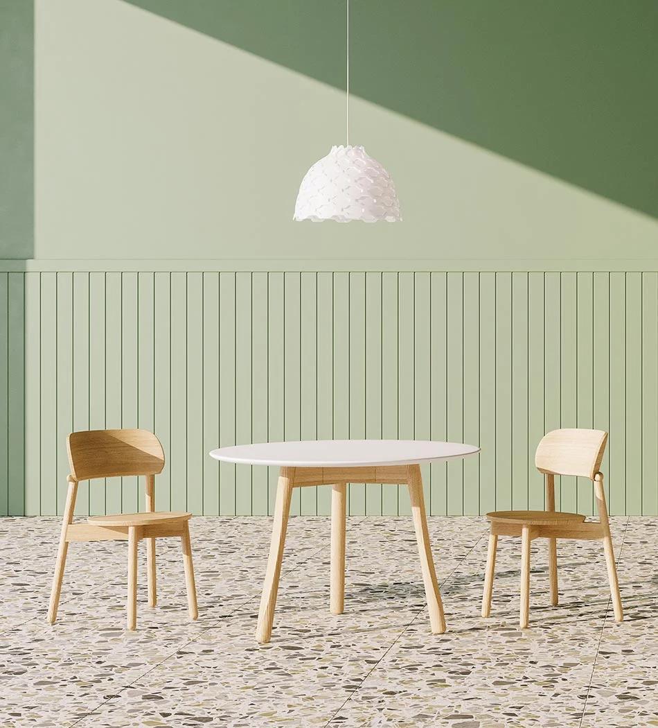 ALMA DESIGN set de 4 chaises sans accoudoirs MINNIE