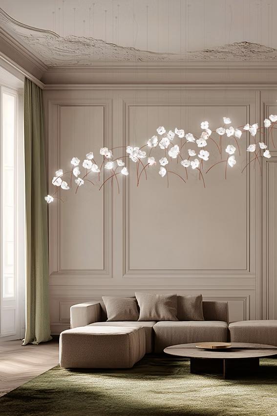 SLAMP suspension lamp POPPY 14 FREE STANDING