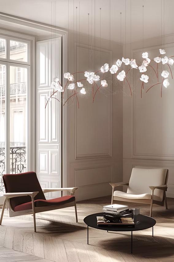 SLAMP suspension lamp POPPY 7 FREE STANDING