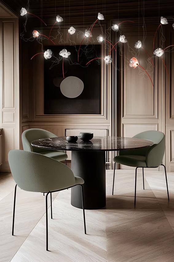 SLAMP suspension lamp POPPY 7 FREE STANDING