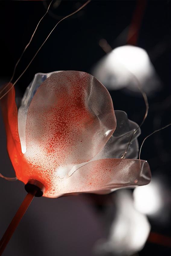 SLAMP suspension lamp POPPY 7 FREE STANDING